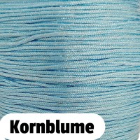Satinschnur 0,8mm kornblume